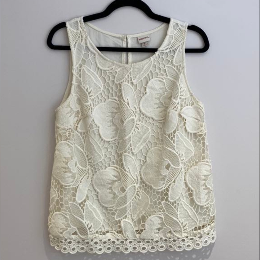 2/$20 ✨Merona Lace Detail Tank